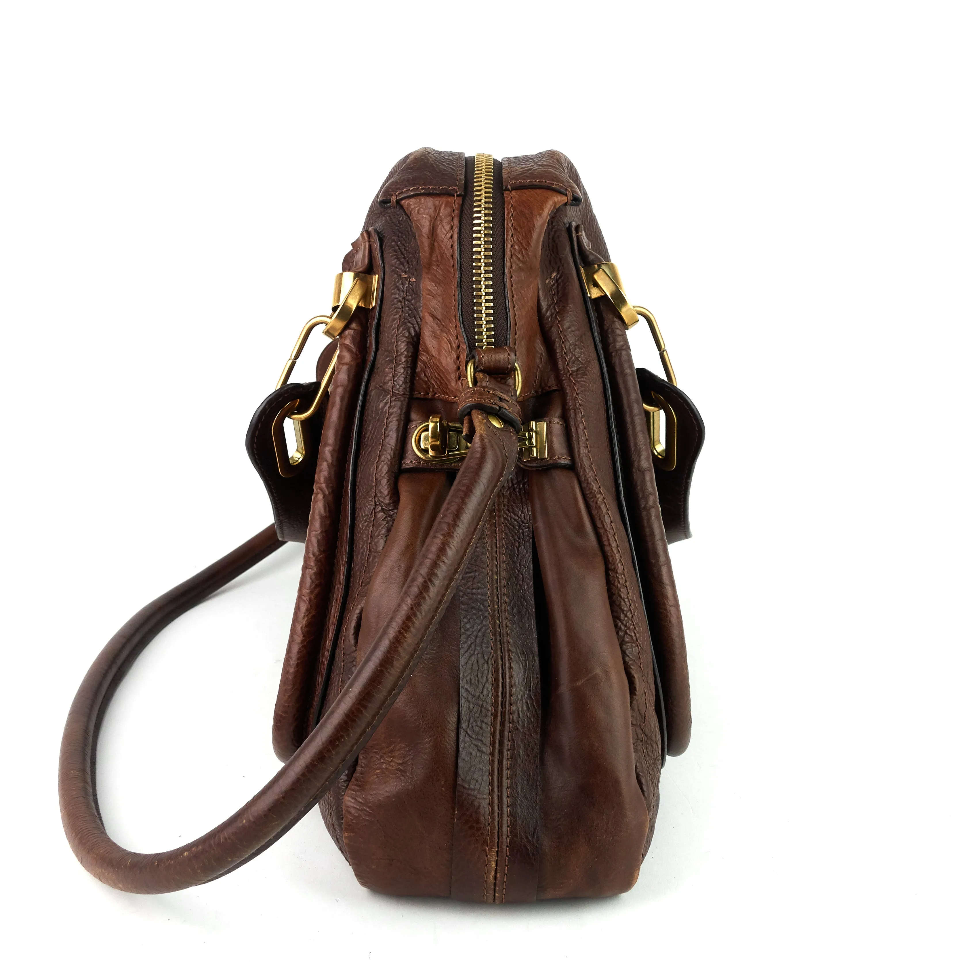 Sac à bandoulière en cuir moyen Paraty Bags_Chloé
