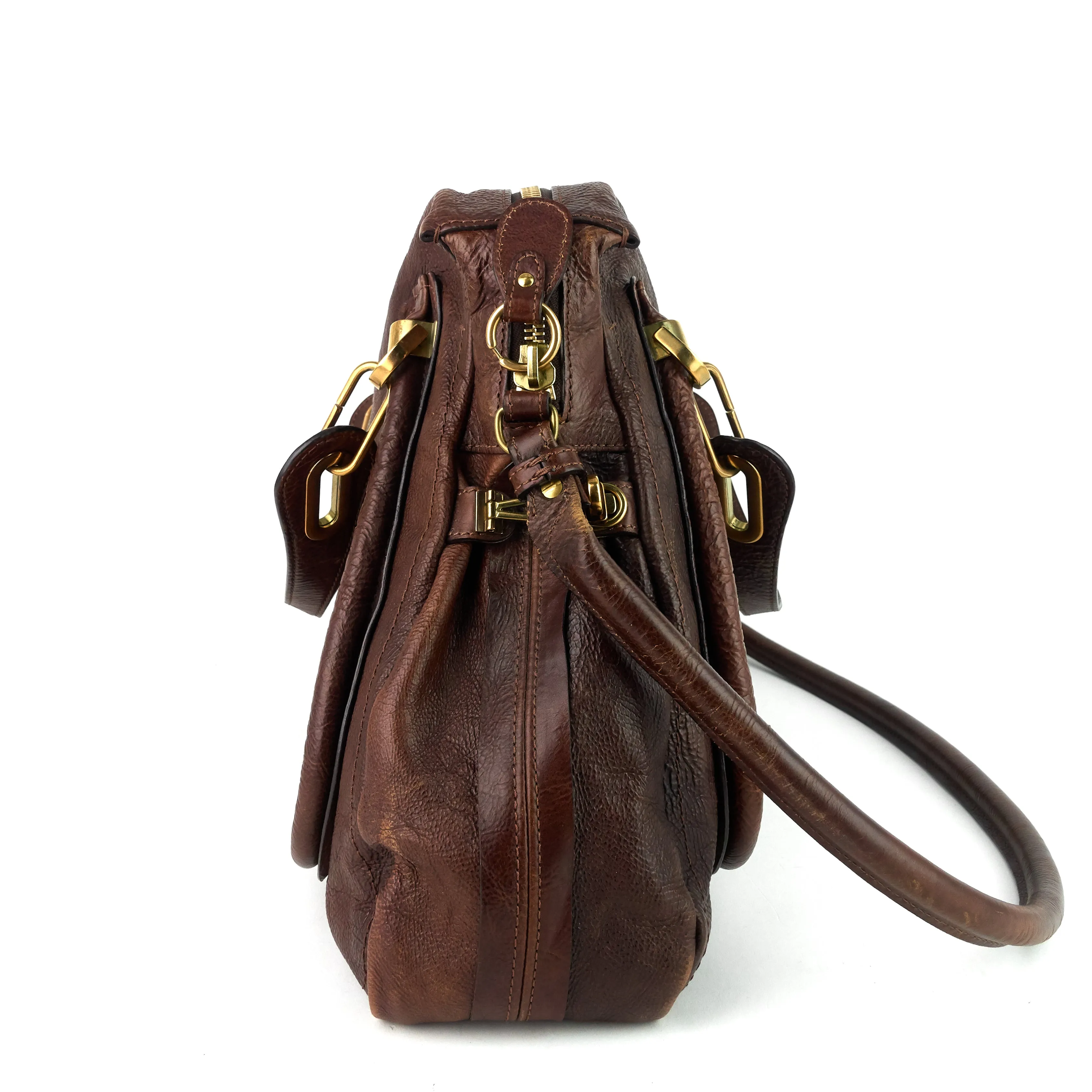 Sac à bandoulière en cuir moyen Paraty Bags_Chloé