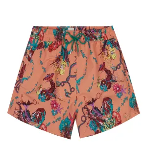 Paul Smith Short de Bain Kraken Orange