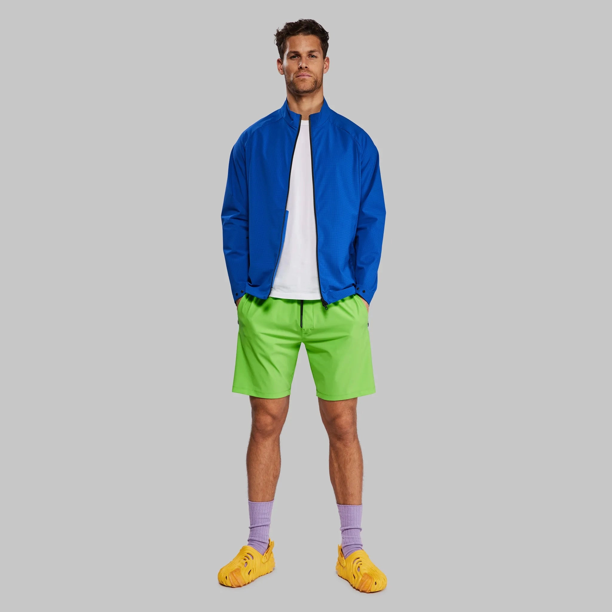 Planet Earth Swim Shorts. Green edition