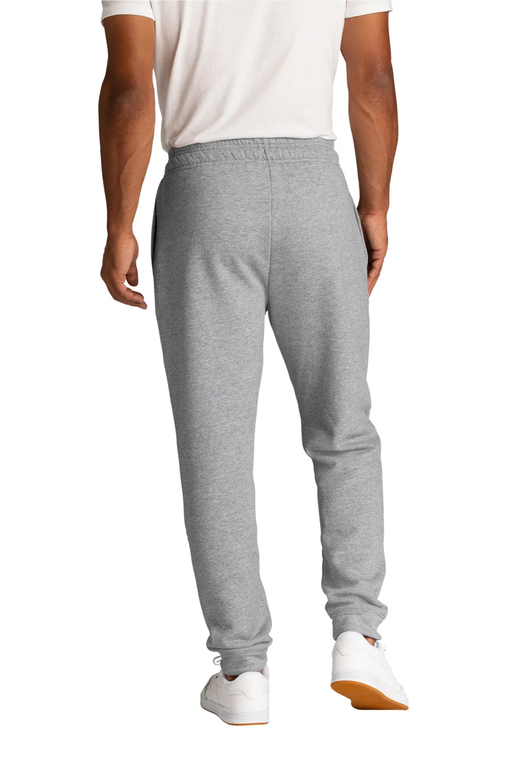 Pantalon de jogging en polaire pour homme Port & Company avec poches - Gris chiné