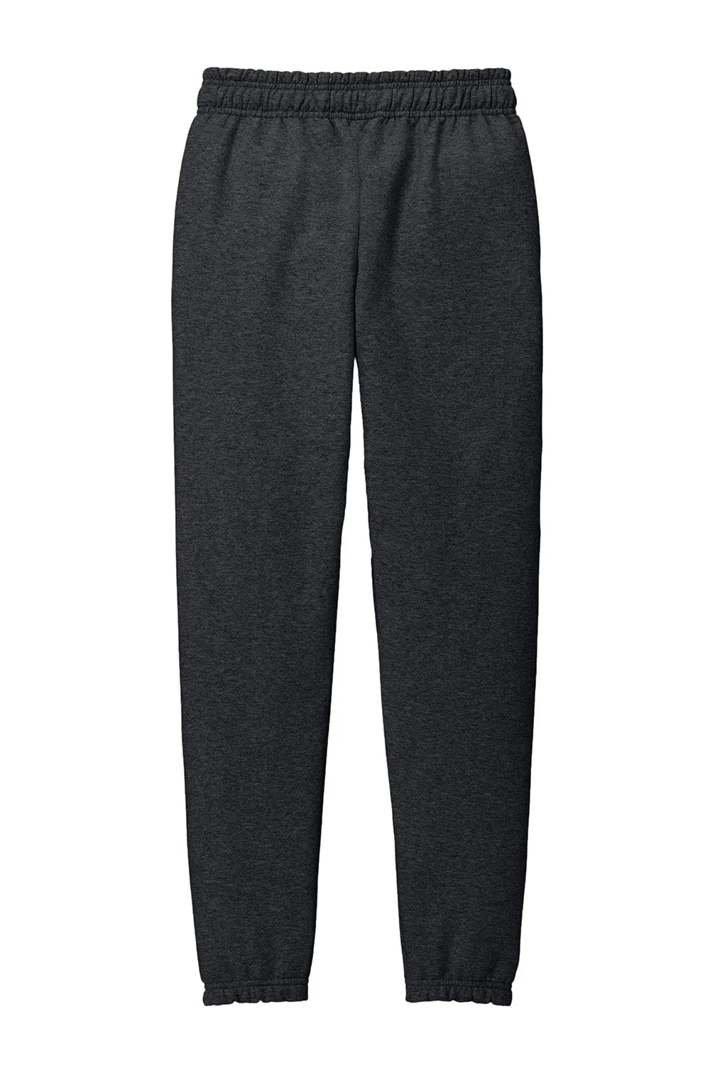 Pantalon de survêtement en polaire pour hommes Port & Company avec poches - Gris foncé chiné