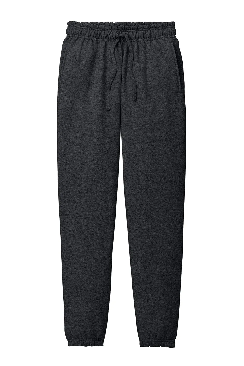 Pantalon de survêtement en polaire pour hommes Port & Company avec poches - Gris foncé chiné