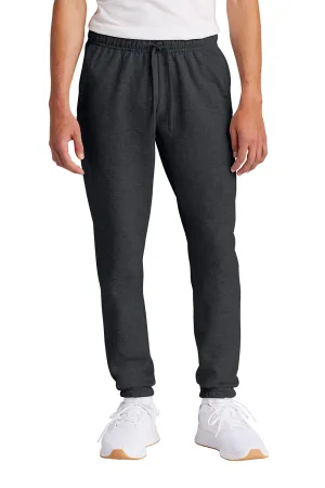 Pantalon de survêtement en polaire pour hommes Port & Company avec poches - Gris foncé chiné
