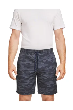 Puma Shorts Homme EGW Walker Anti-Humidité avec Poches - Camouflage Bleu Marine