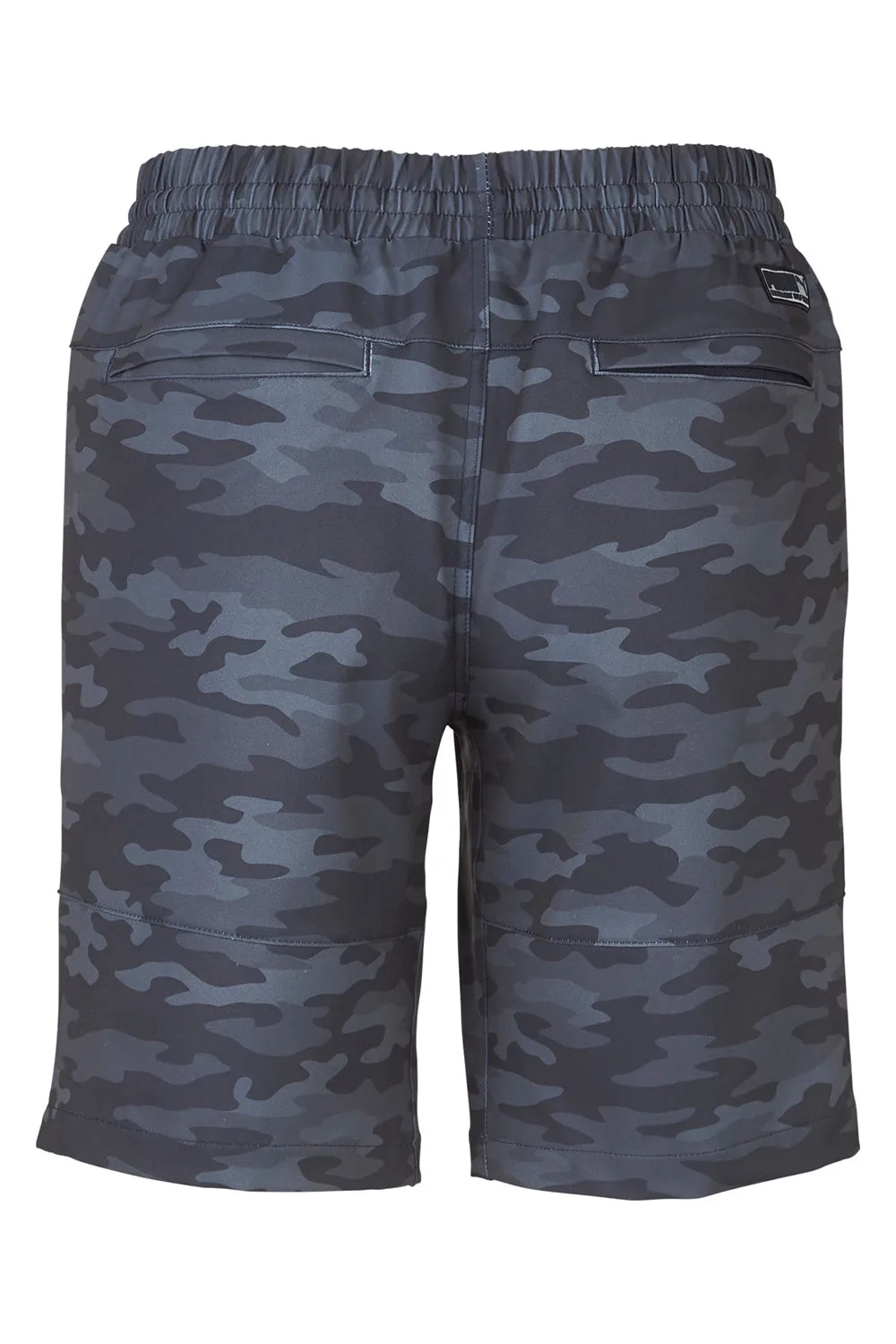 Puma Shorts Homme EGW Walker Anti-Humidité avec Poches - Camouflage Bleu Marine