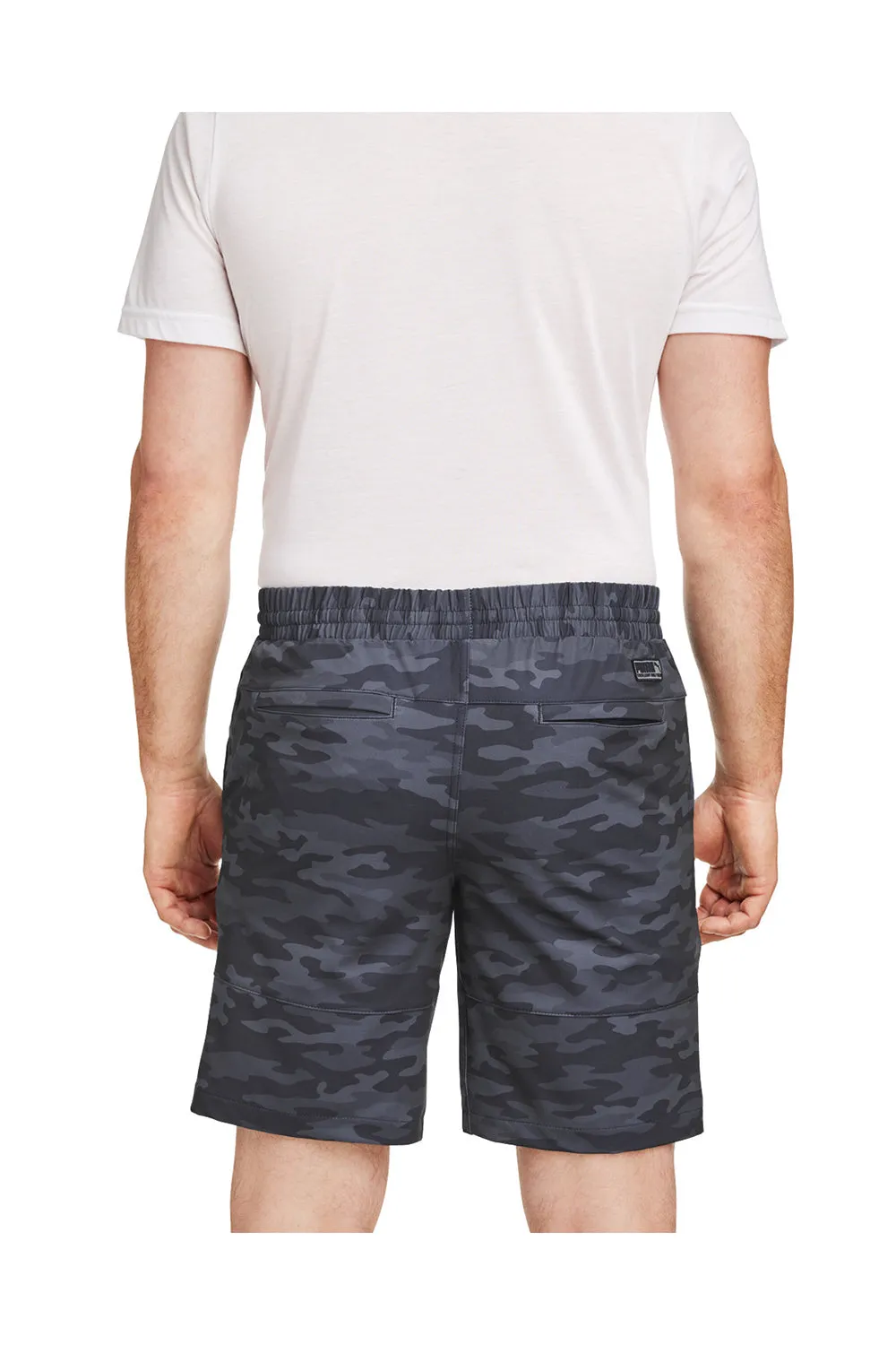 Puma Shorts Homme EGW Walker Anti-Humidité avec Poches - Camouflage Bleu Marine
