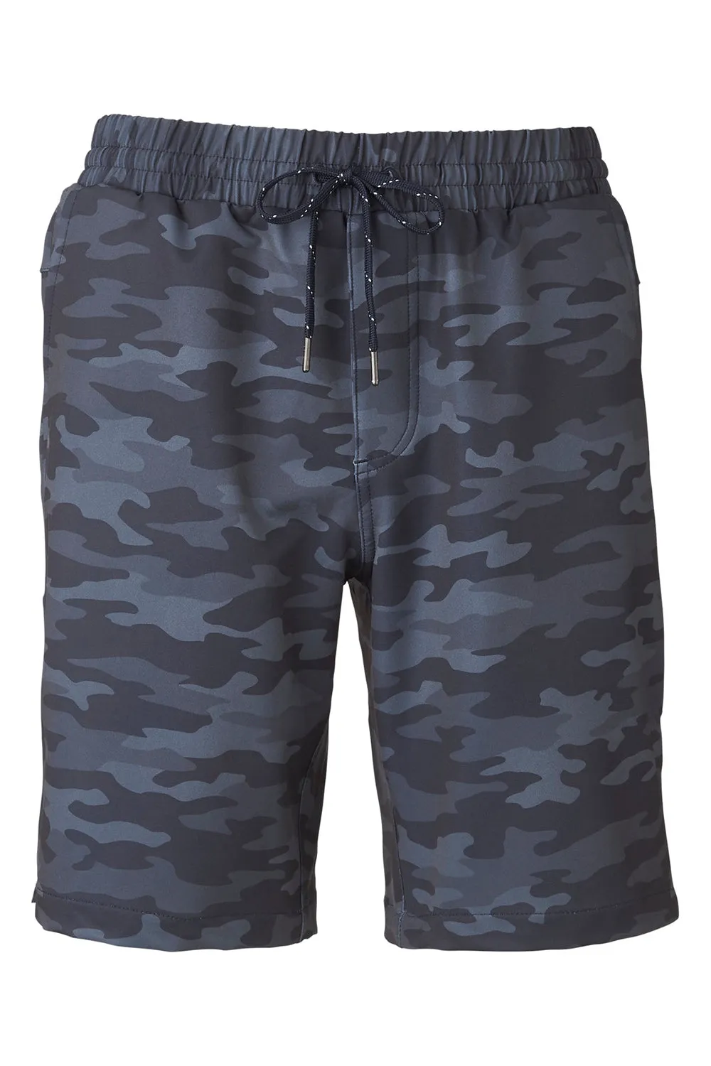 Puma Shorts Homme EGW Walker Anti-Humidité avec Poches - Camouflage Bleu Marine