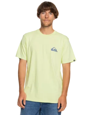 T-shirt Quiksilver MW Logo en Vert Lime Ombré