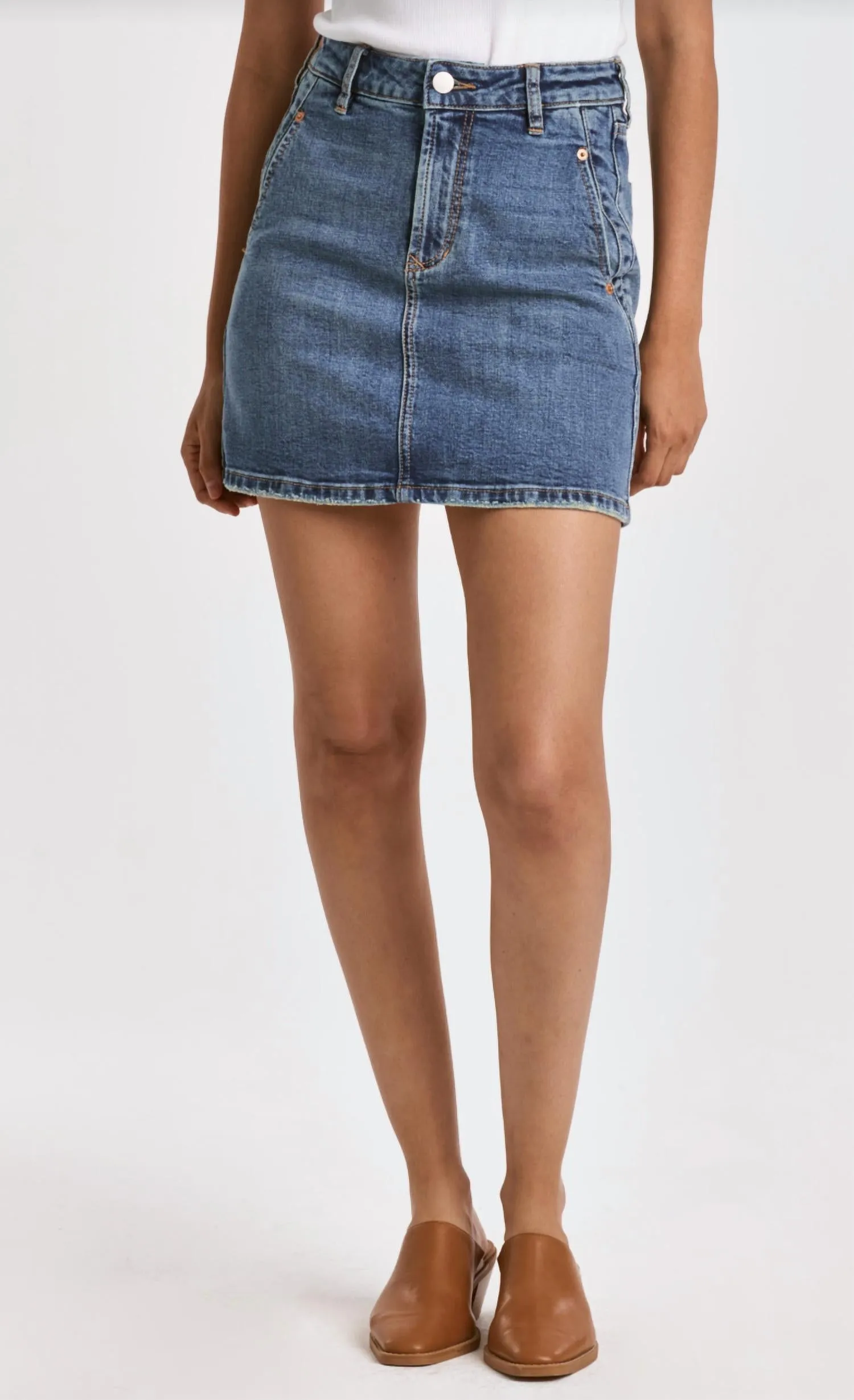 Jupe en denim Quinn en Arden