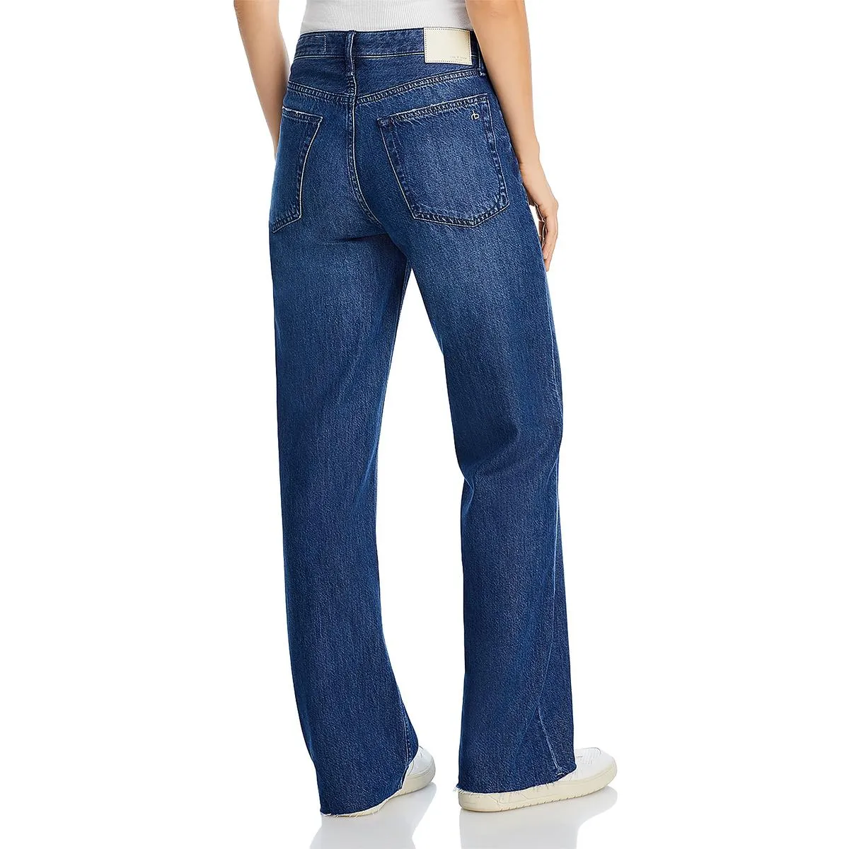 Rag & Bone Jeans Femmes Randie Haute Taille Ourlet Brut Jeans Haute Taille