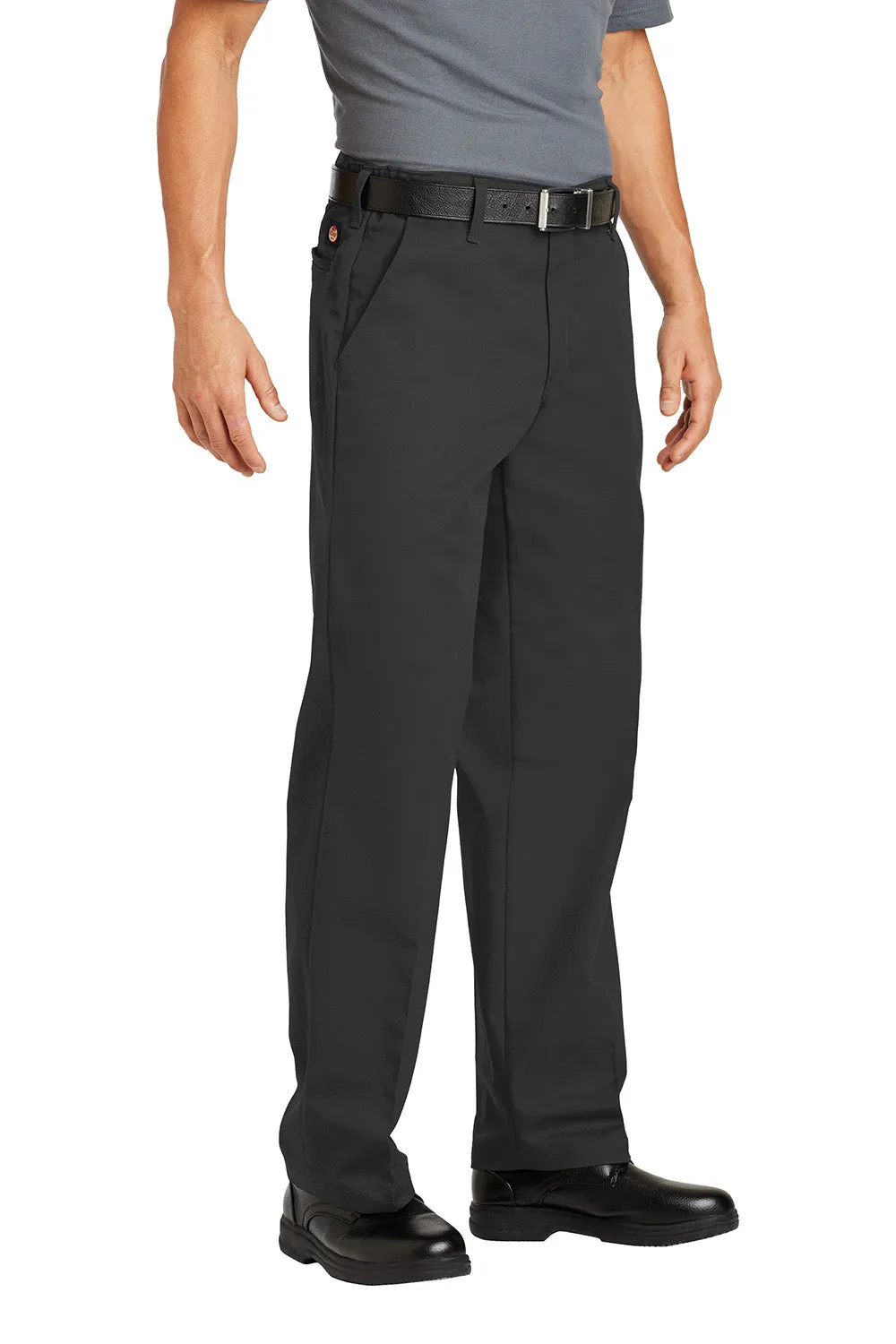 Pantalon Homme Red Kap à Insert Élastique Anti-Froissé avec Poche - Gris Charbon