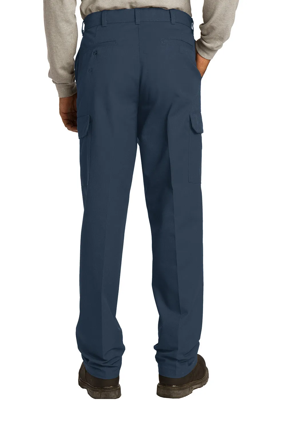 Pantalon cargo industriel pour hommes résistant aux plis Red Kap avec poches - Bleu marine