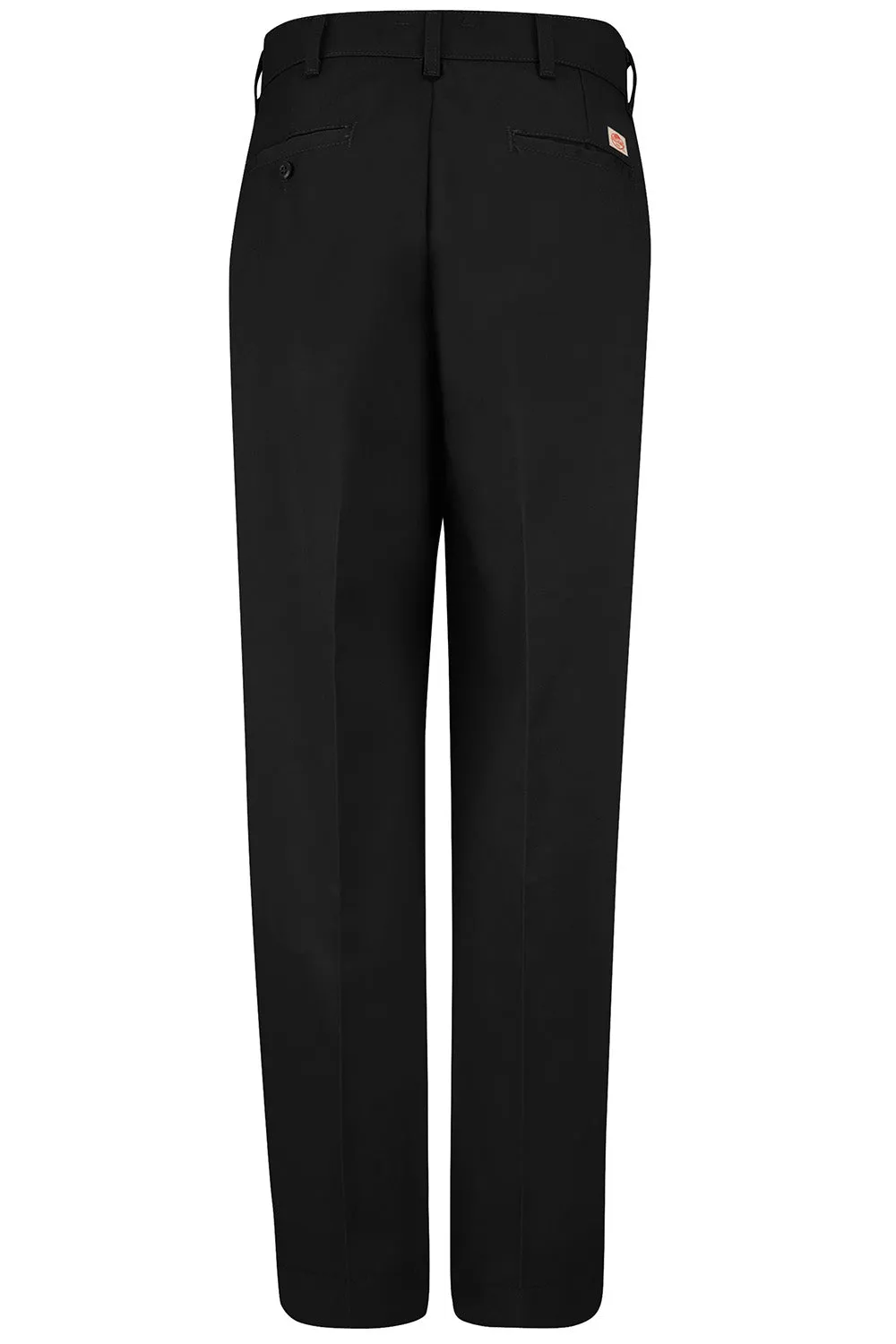 Pantalon de travail industriel pour hommes Red Kap résistant aux plis avec poches - Noir