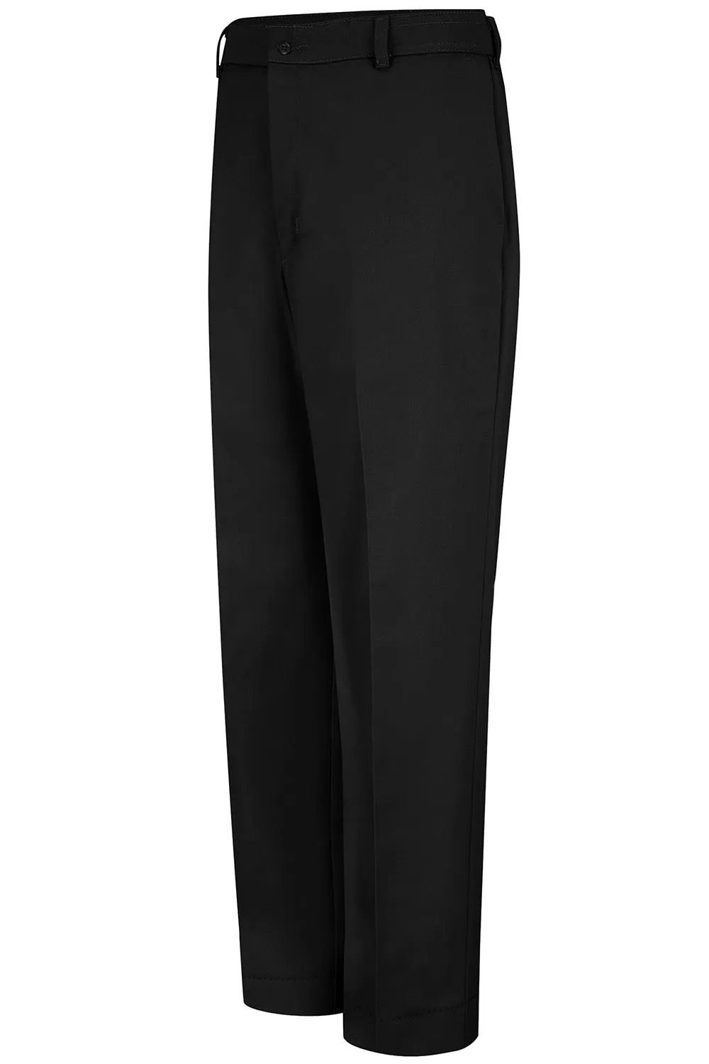 Pantalon de travail industriel pour hommes Red Kap résistant aux plis avec poches - Noir