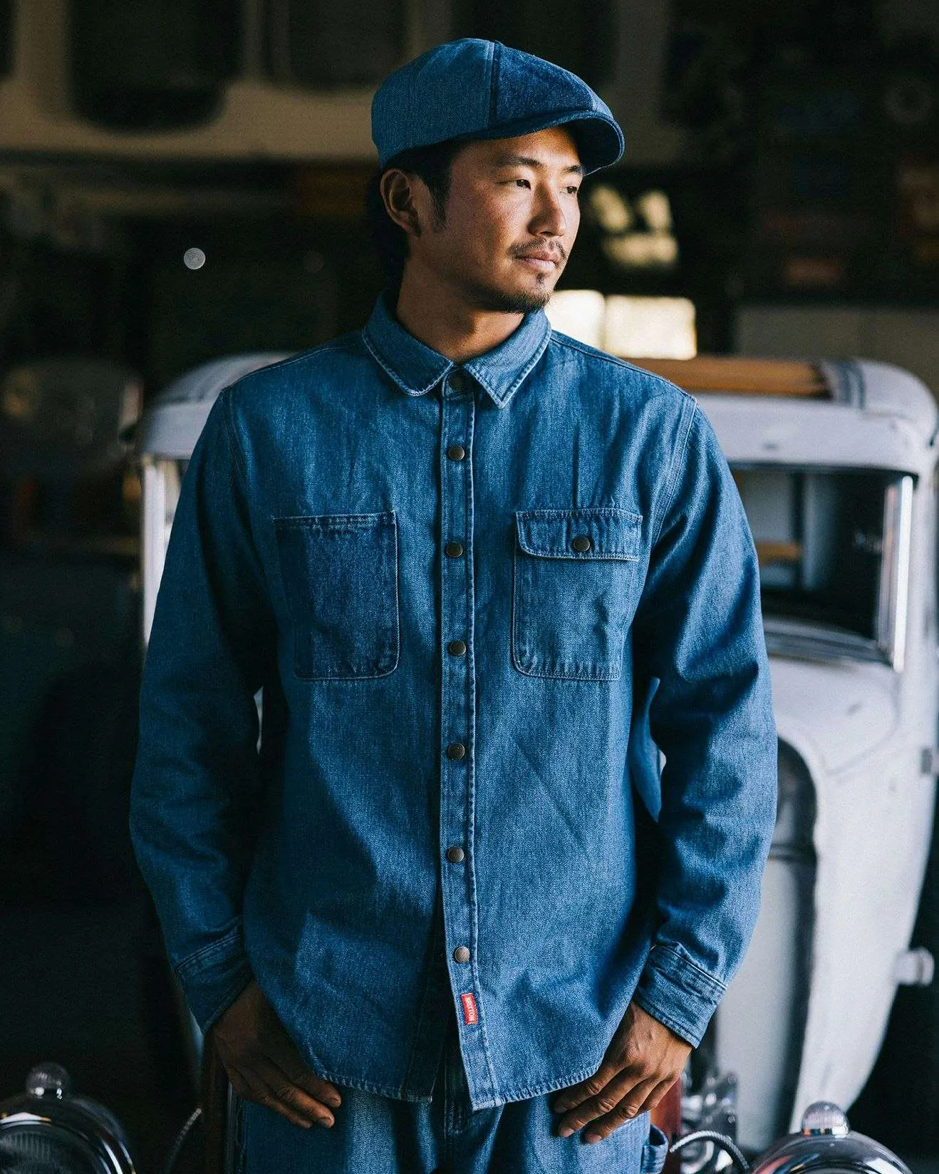 Veste Overshirt Reserve en Union Herringbone