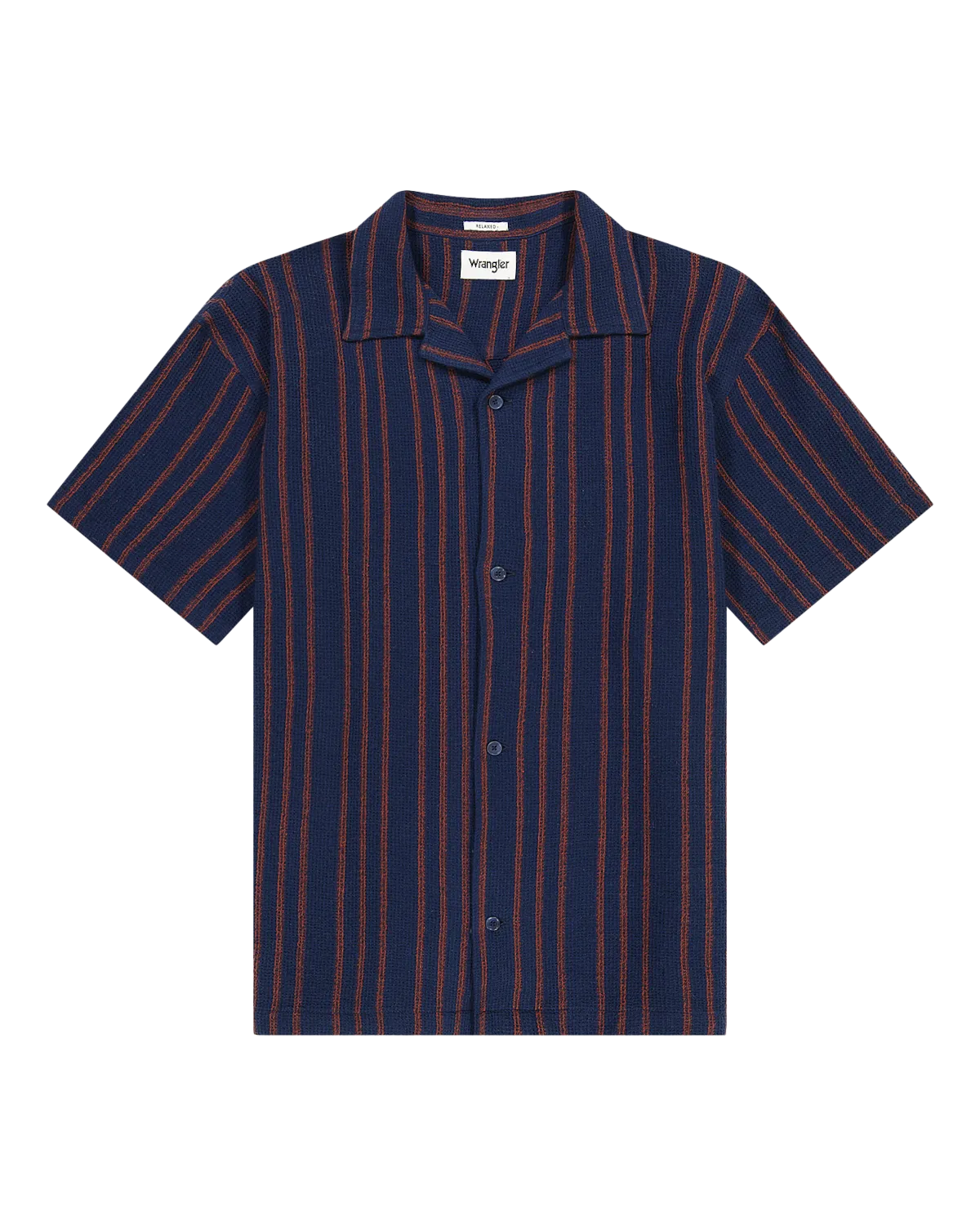Chemise de resort à rayures marine