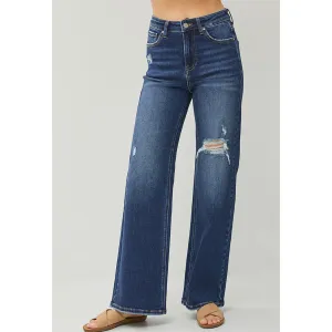 Jeans larges délavés à taille haute Risen High Rise