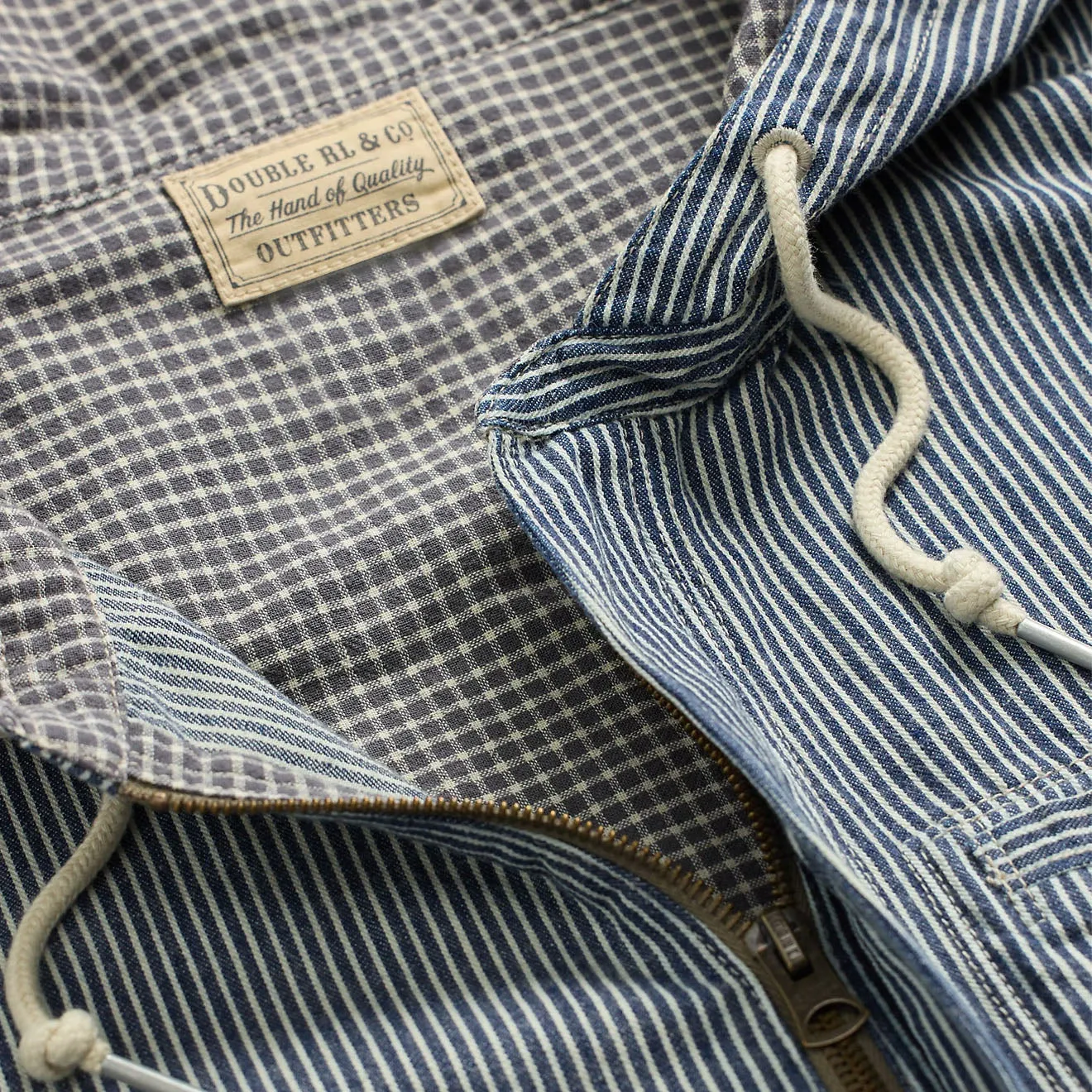 Veste chemise non doublée Schooner RRL By Ralph Lauren Marine Multi