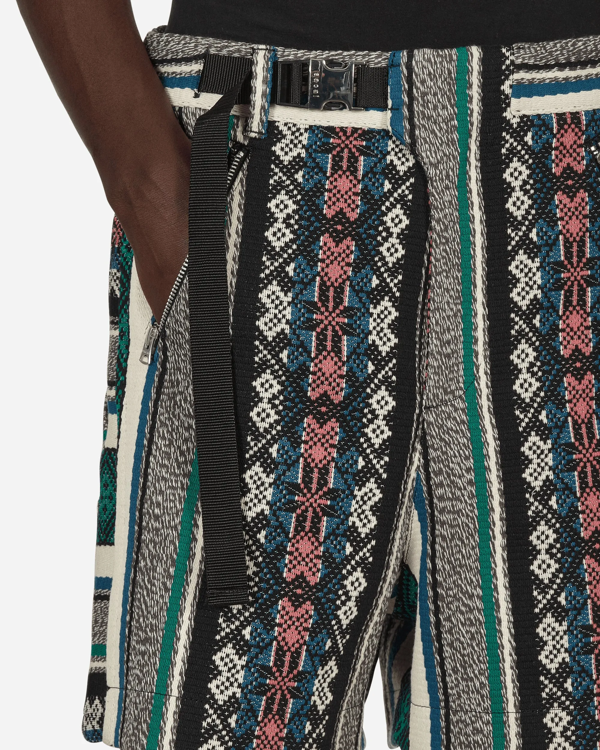 Short en jacquard multicolore
