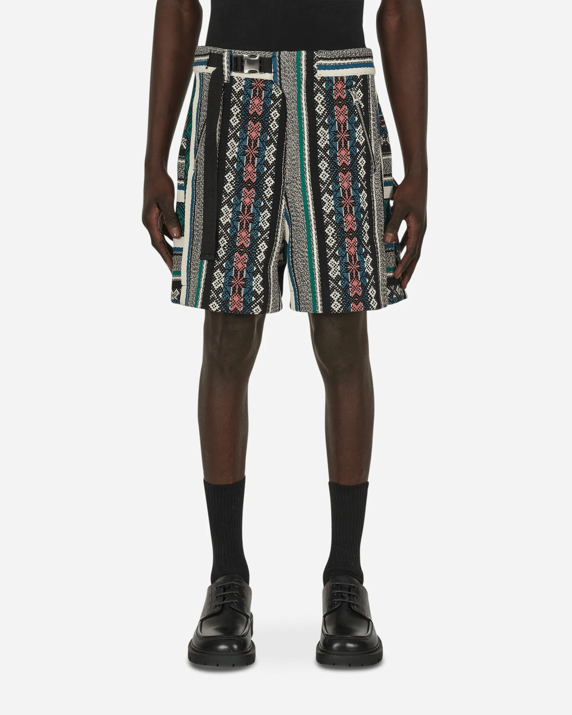 Short en jacquard multicolore