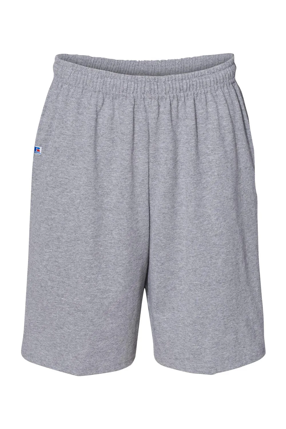 Russell Athletic Shorts de maillot classique pour hommes avec poches - Gris Oxford