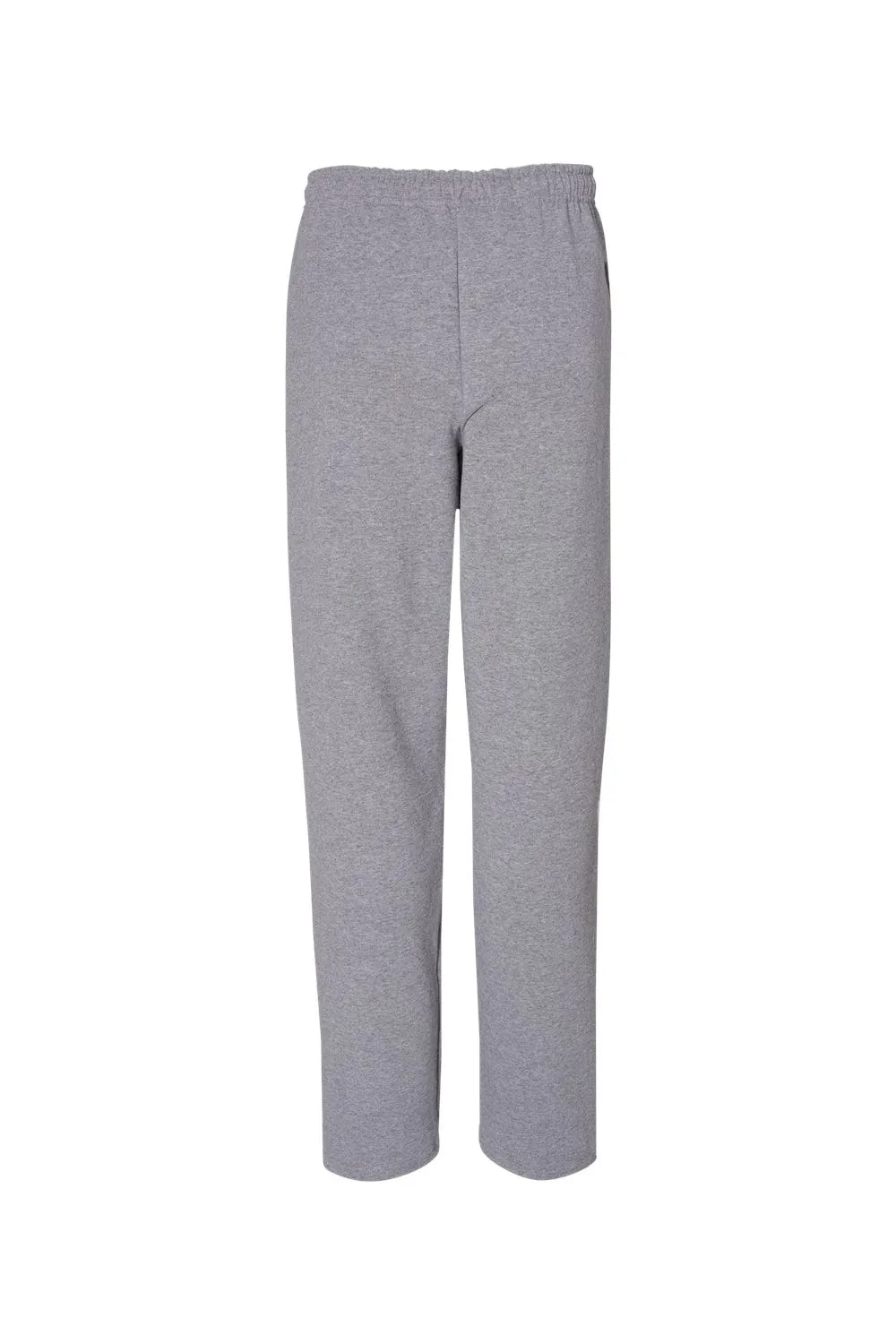 Russell Athletic Pantalon de survêtement pour homme Dri Power à évacuation de l'humidité avec ourlet ouvert et poches - Gris Oxford