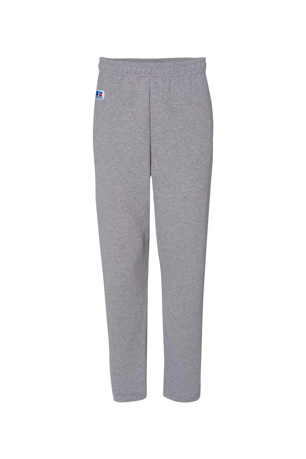 Russell Athletic Pantalon de survêtement pour homme Dri Power à évacuation de l'humidité avec ourlet ouvert et poches - Gris Oxford