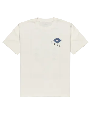 T-shirt RVCA Keep Growing en blanc antique