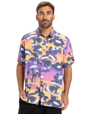 T-shirt Safe Paradise en Violet Vintage Biophilia