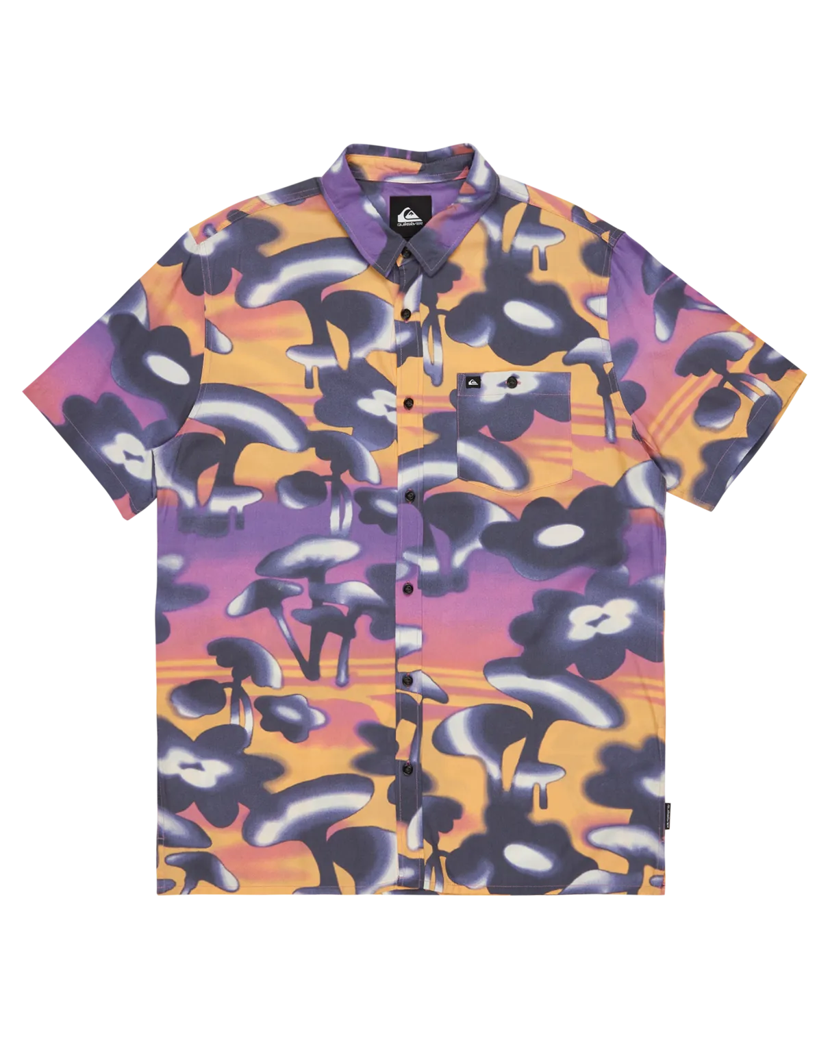 T-shirt Safe Paradise en Violet Vintage Biophilia