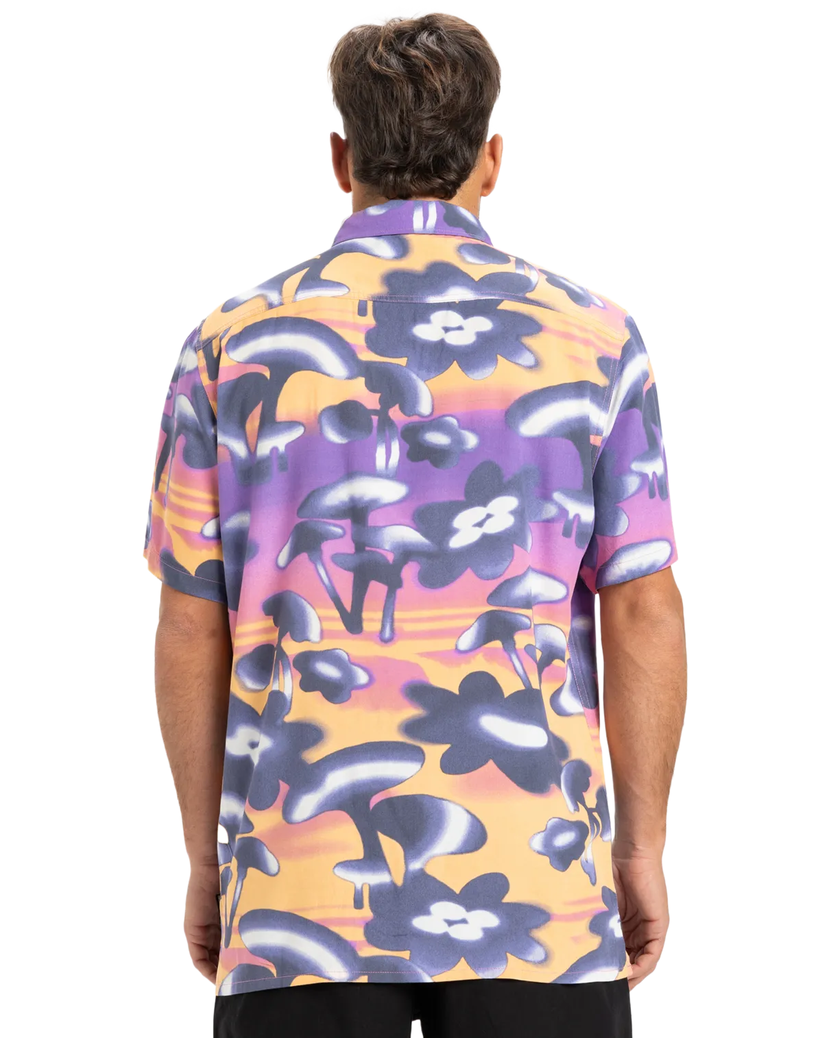 T-shirt Safe Paradise en Violet Vintage Biophilia
