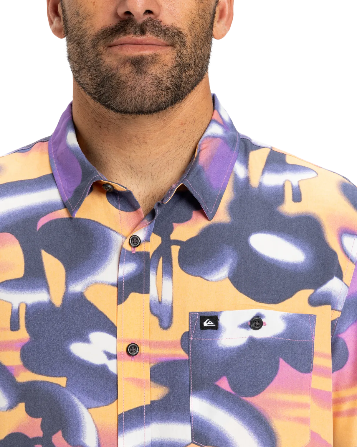 T-shirt Safe Paradise en Violet Vintage Biophilia