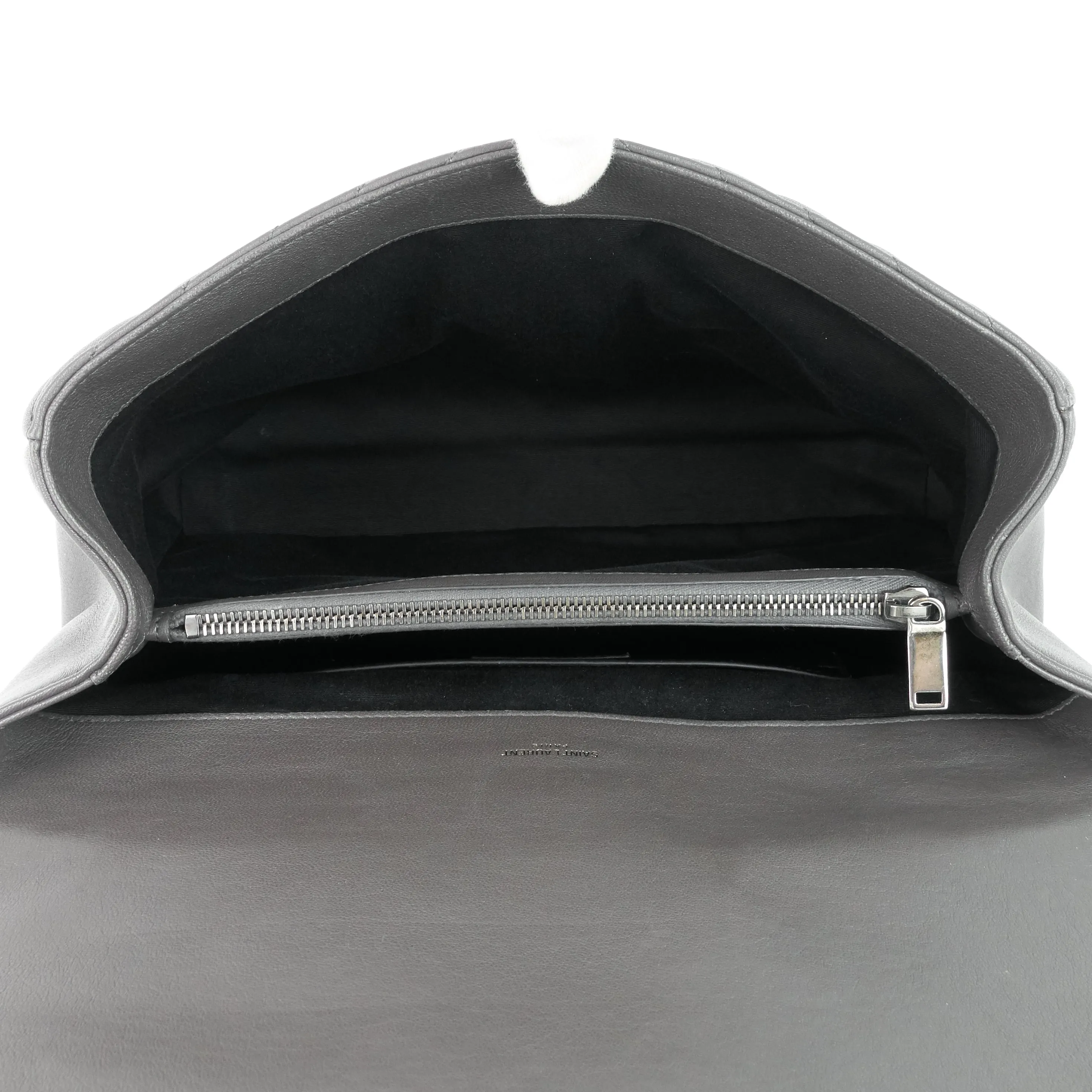 Sac à épaule en cuir de veau large Collège Saint Laurent