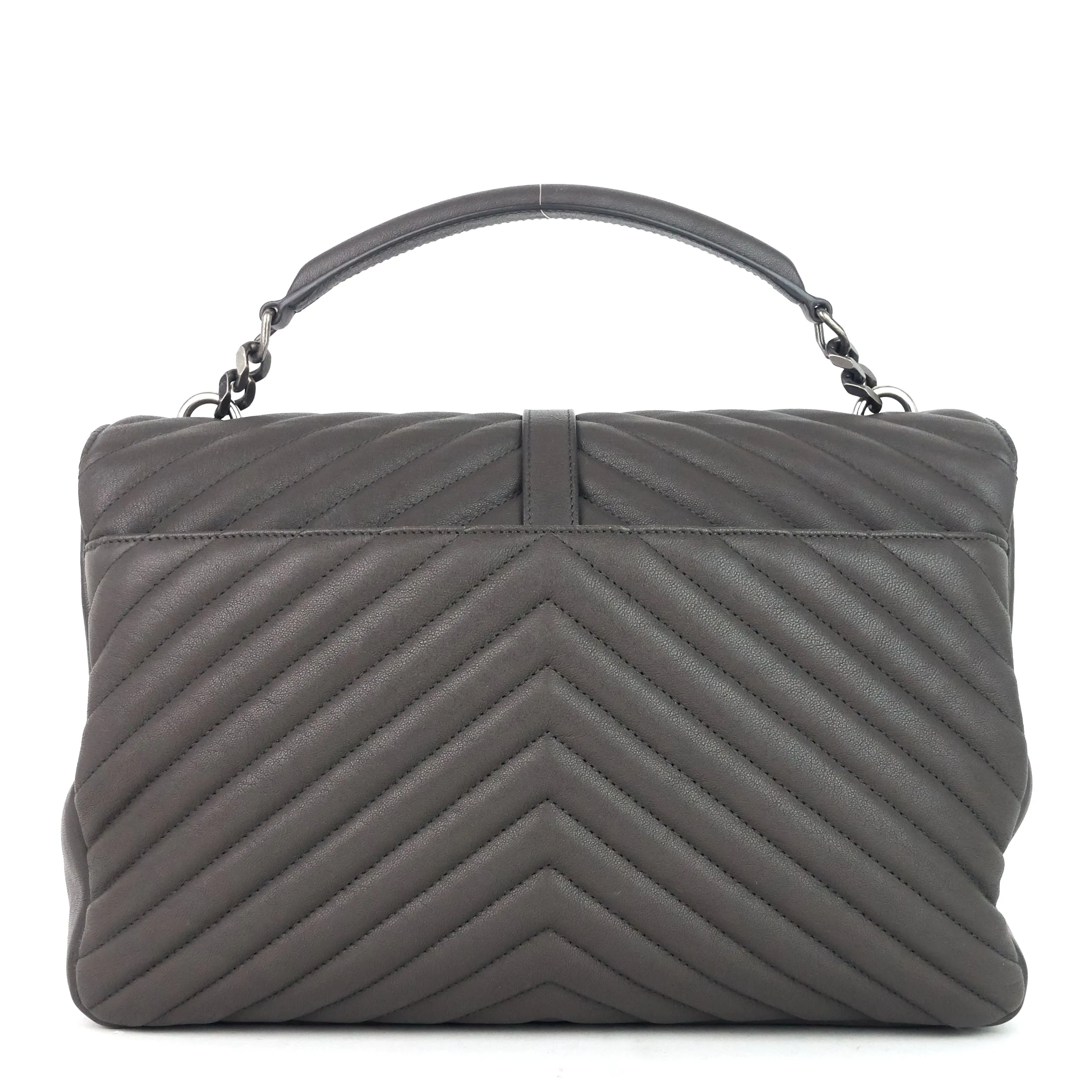 Sac à épaule en cuir de veau large Collège Saint Laurent