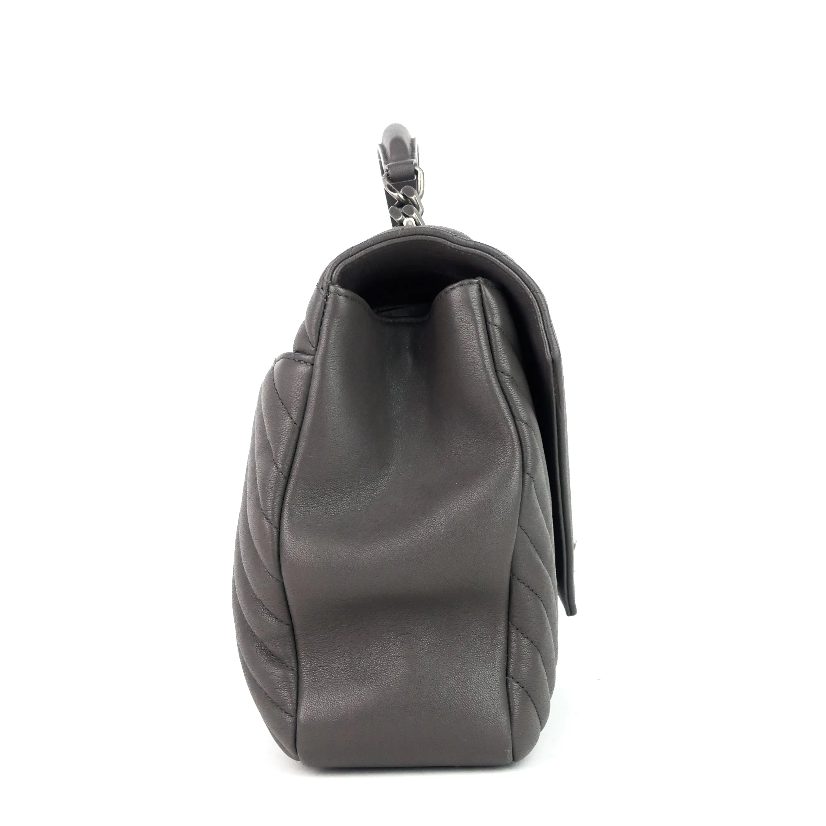 Sac à épaule en cuir de veau large Collège Saint Laurent