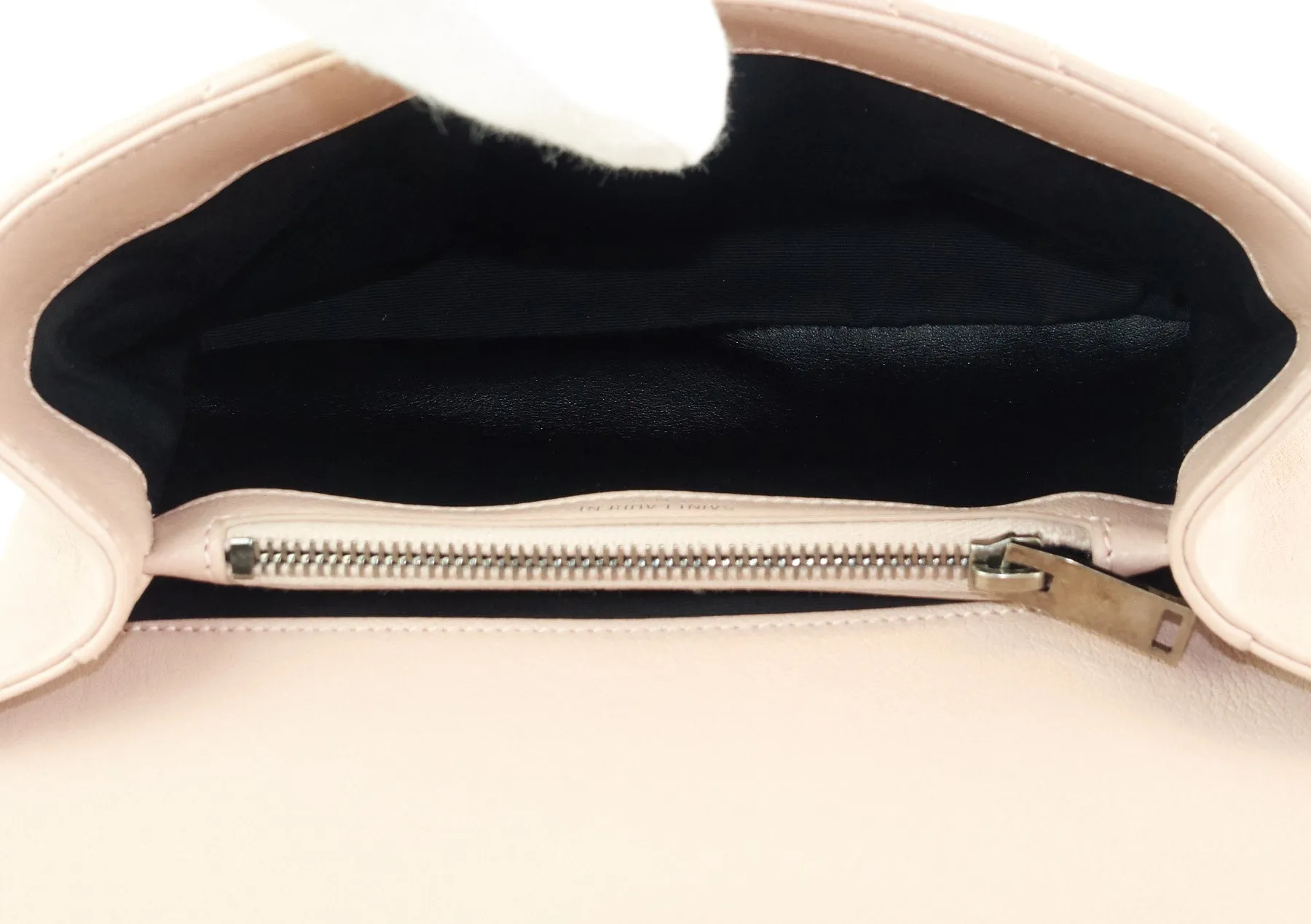 Sac Saint Laurent Collège Matelassé en Cuir de Veau Taille Moyenne