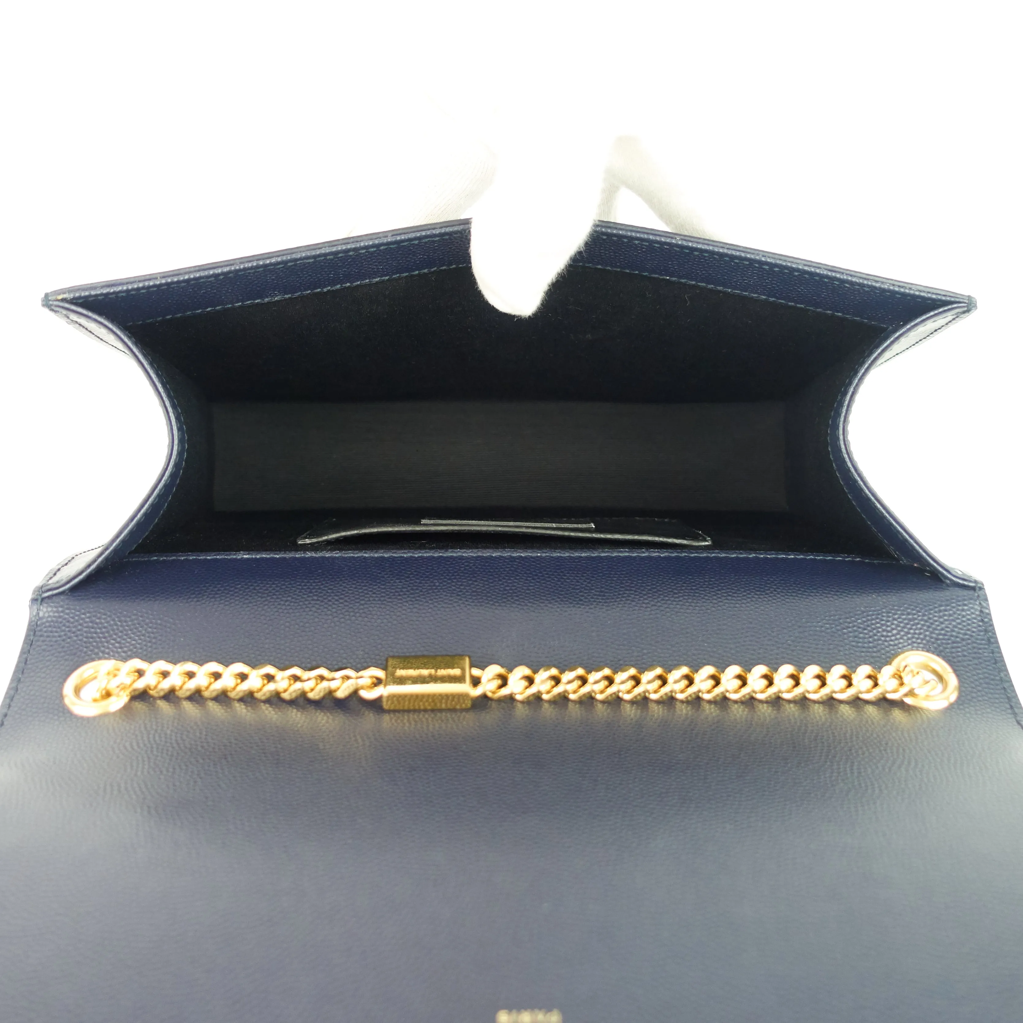 Sac Saint Laurent Kate Medium en Grain de Poudre Cuir