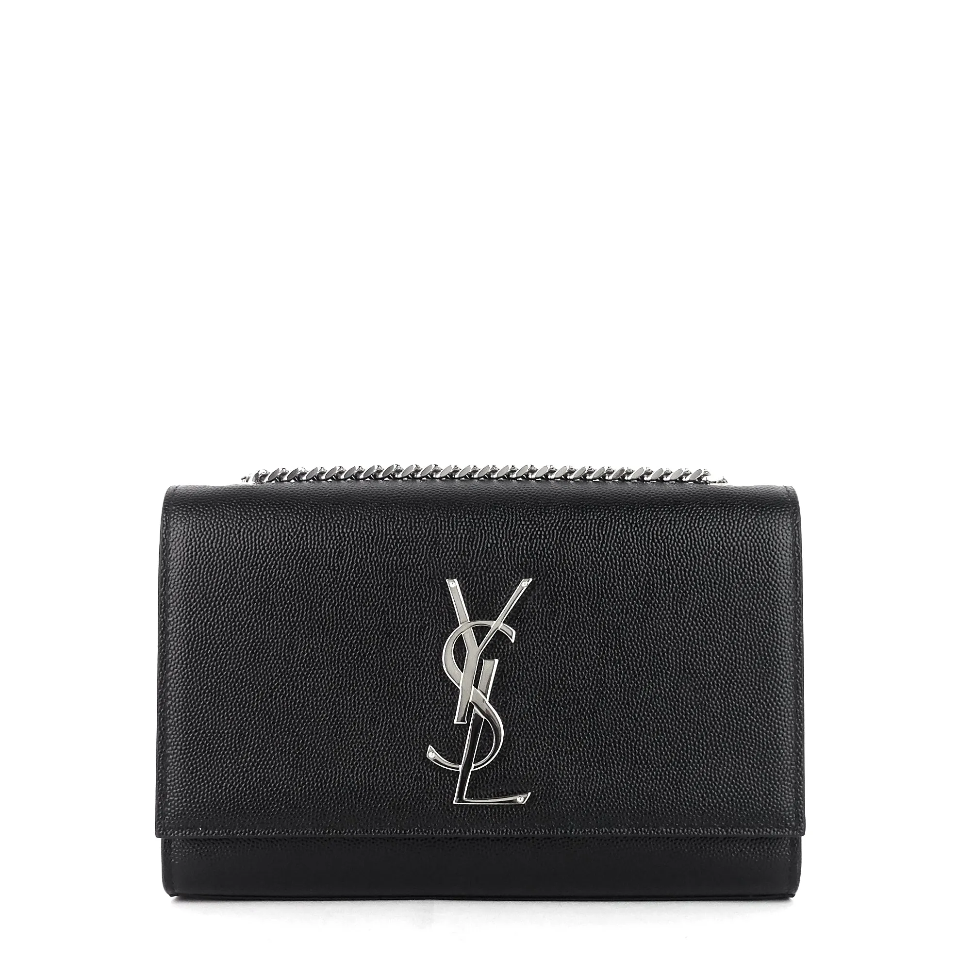 Sac à bandoulière Saint Laurent Kate Small en cuir galbé