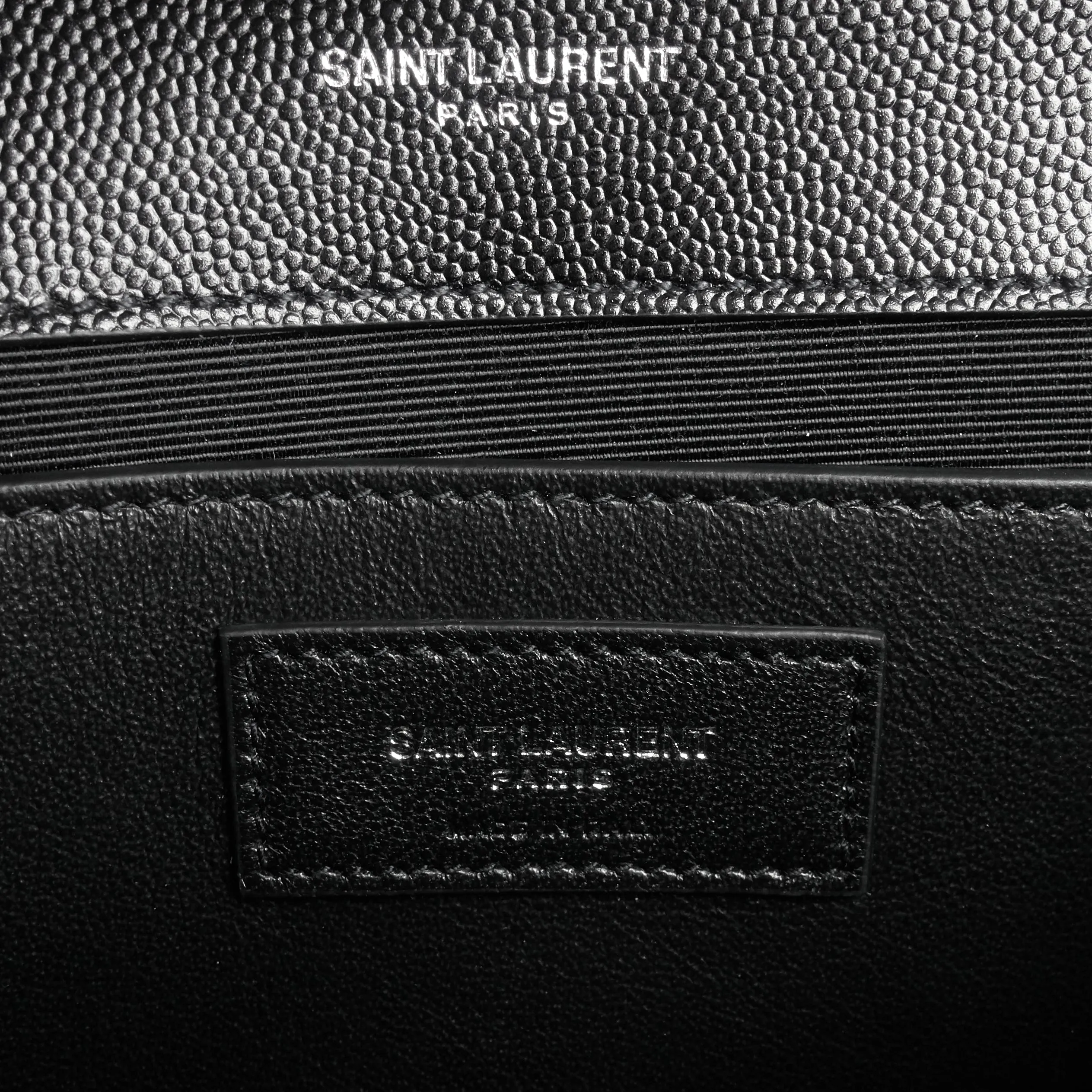 Sac à bandoulière Saint Laurent Kate Small en cuir galbé