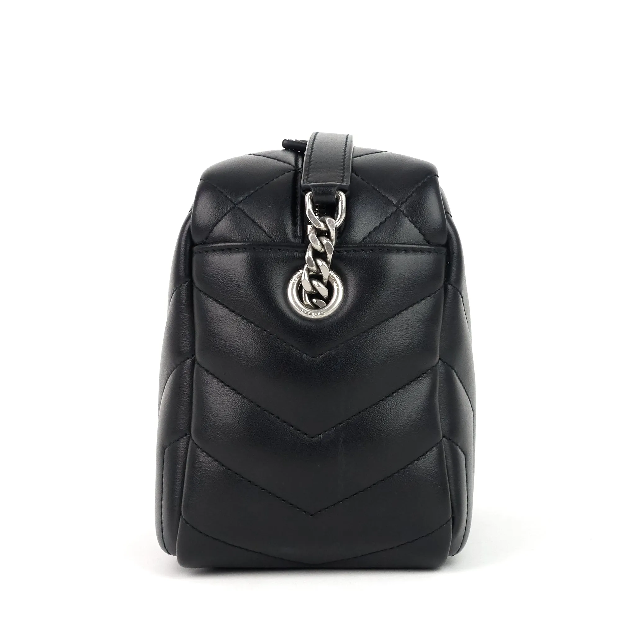 Sac Saint Laurent Loulou Bowling Petit en Cuir Matelassé Veau