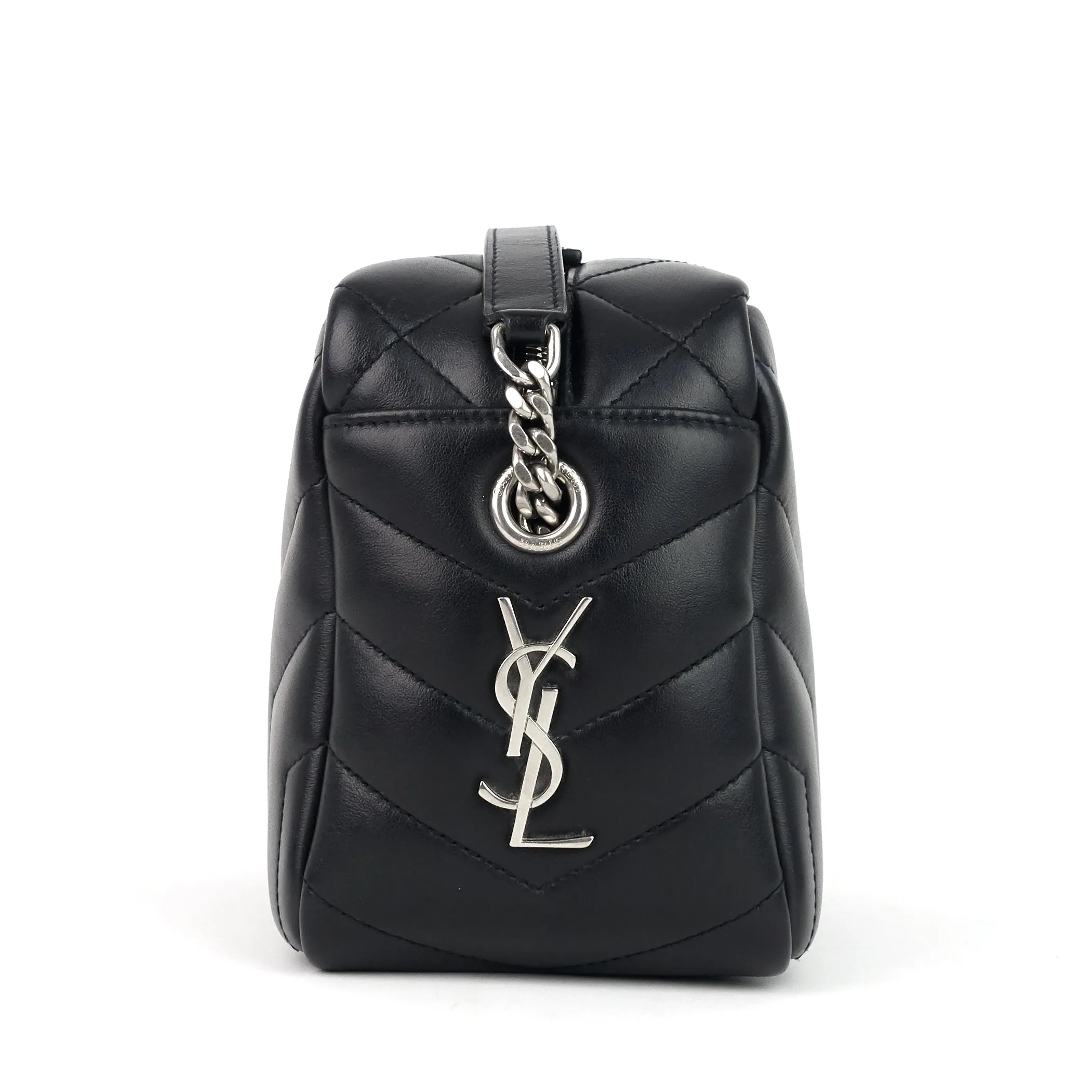 Sac Saint Laurent Loulou Bowling Petit en Cuir Matelassé Veau
