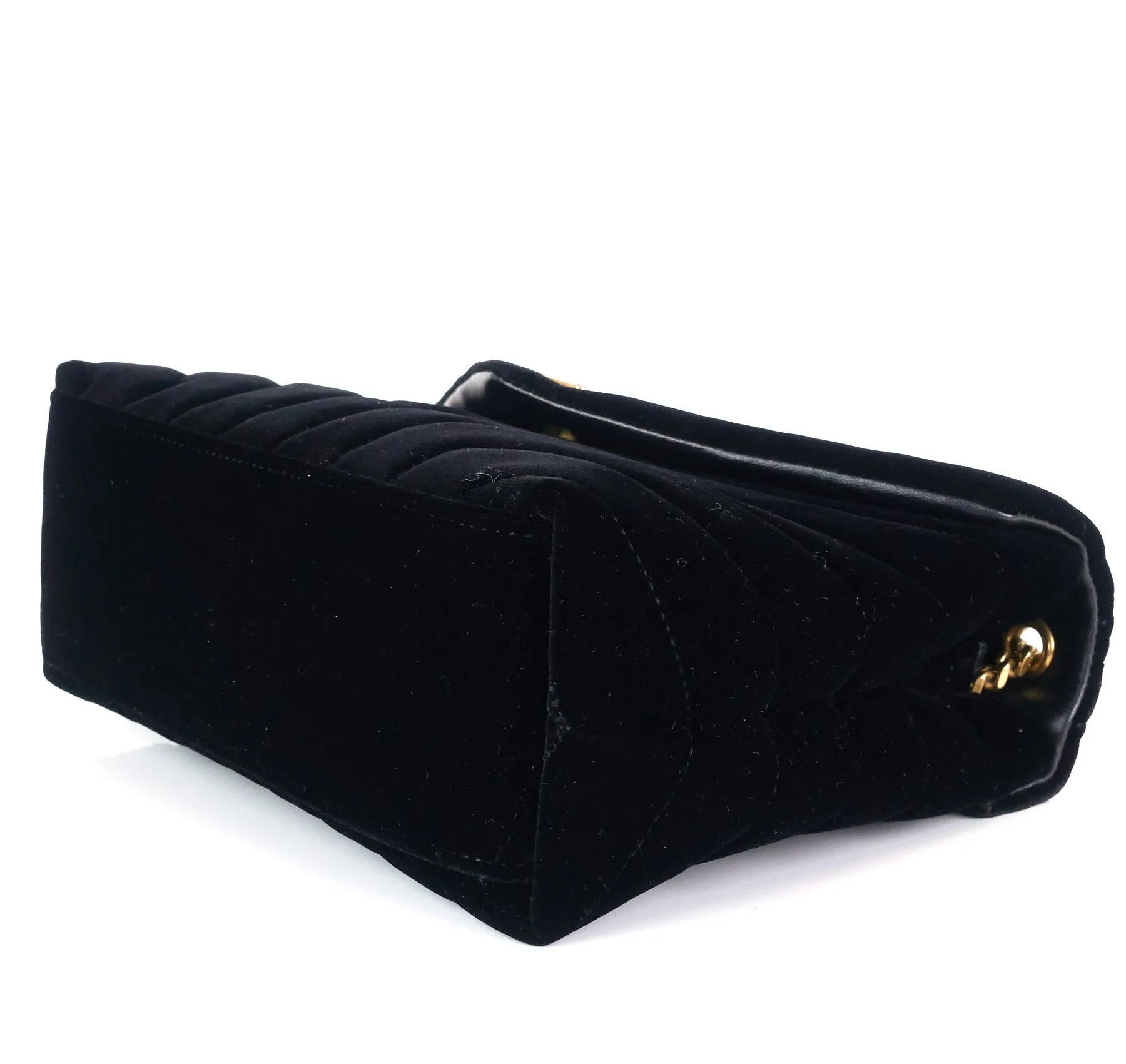 Sac Saint Laurent Loulou Matelassé Chevron Velours Petit Modèle