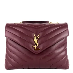Sac à épaule Saint Laurent Loulou en veau moyen
