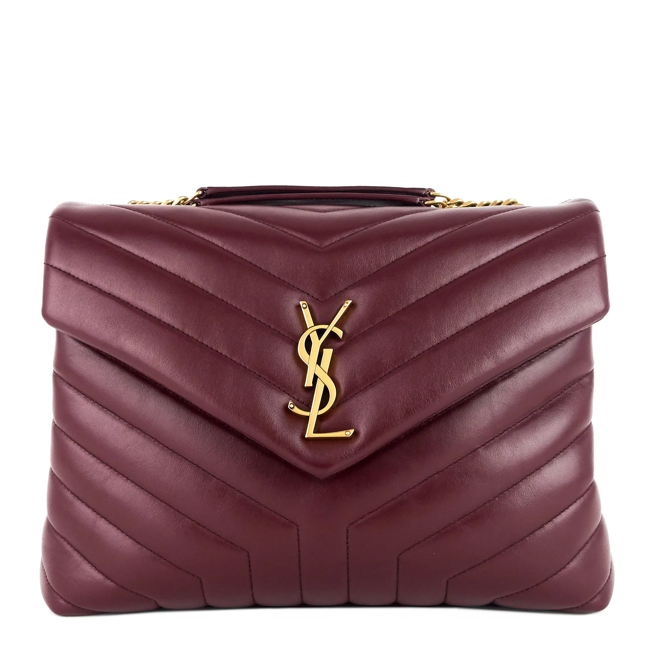 Sac à épaule Saint Laurent Loulou en veau moyen