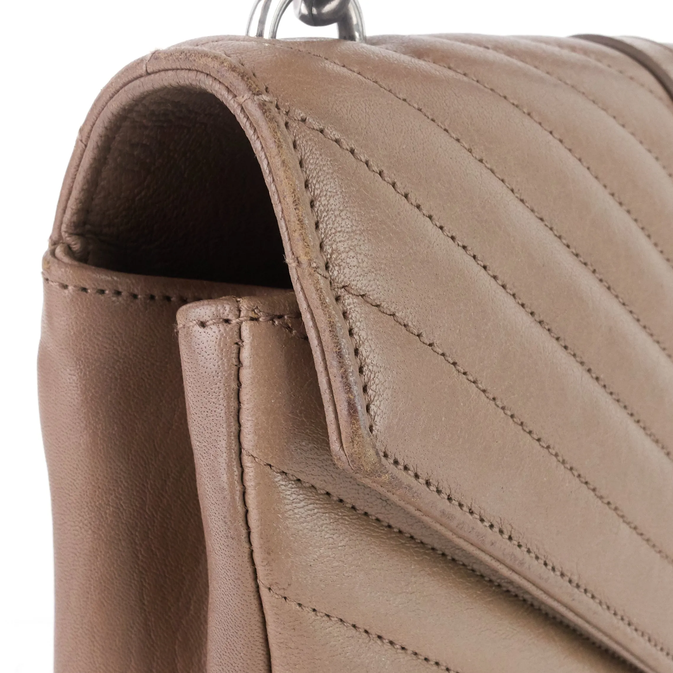 Sac Saint Laurent Monogram Collège Medium en veau matelassé