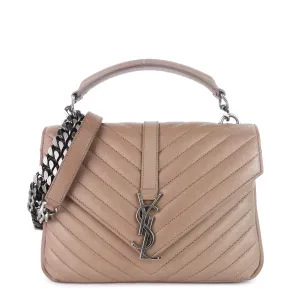 Sac Saint Laurent Monogram Collège Medium en veau matelassé