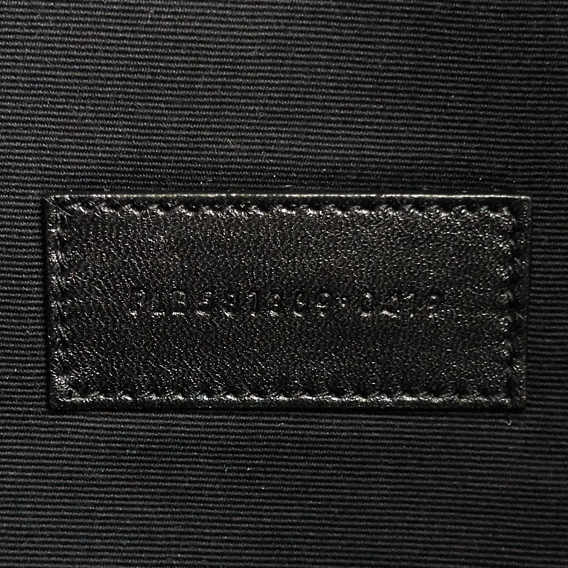 Pochette Saint Laurent Rive Gauche en lin naturel
