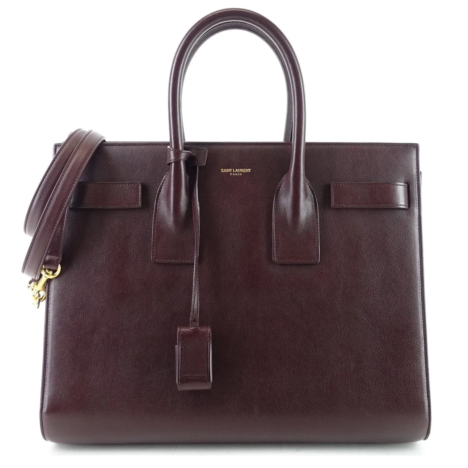 Saint Laurent Sacs Sac de Jour Petit Shopper en Cuir de Veau