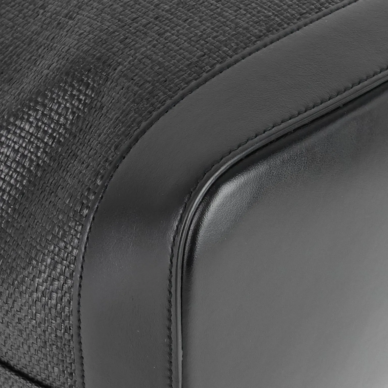 Sac Shopping Saint Laurent Teddy Medium en Toile et Cuir à Cordons